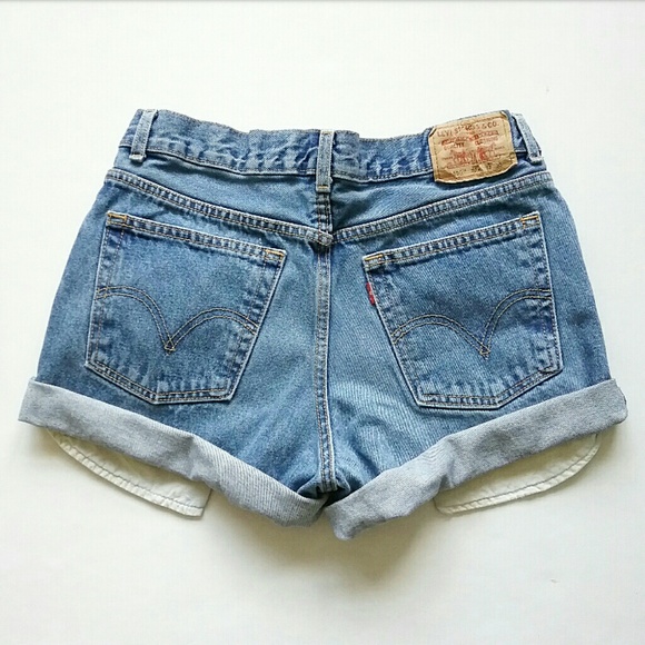 Levi's Pants - Vintage Levi's 550 High Waist Cut Off Jean Shorts